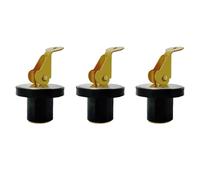 Katnetoly Tappi di Scarico per Barche Tappo di Scarico con Maniglia A Scatto per Barca Tappo di Scarico per Barca in Raccordi Idraulici (5/8 Pollici)