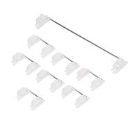 Katnetoly Tastiera Meccanica Cherry MX Switch Stabilizzatore Cherry Montato su PCB Trasparente Trasparente 6.25U Stabilizzatore Chiave Modificatore