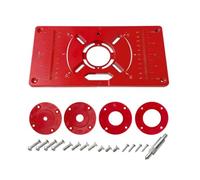 Katnetoly Tavolo per Fresatura Piastra di Inserimento per Lavorazione del Legno da Tavolo per Piastra di Legno Multifunzione Strumento per Incisione Macchina Flip Board Facile Installazione