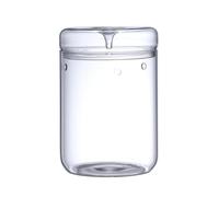 Katnetoly Terrario In Vetro Micro-Landscape con Coperchio per Raccolta Rugiada, Vaso per Bonsai In Vetro Microscopico, Paesaggio Ecologico, Bottiglia L