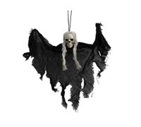 Katnetoly Teschio Fantasma Decorazioni di Halloween Casa Stregata Festa Fascino Horror Mantelli Appesi Mini Fantasmi Neri