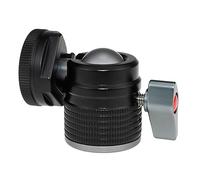 Katnetoly Testa A Sfera Mini per Treppiede con Attacco Universale A Vite da 3/8 Pollici per Fotocamere DSLR, Treppiedi Flash, Monopiede, Luce di Riempimento. Resistente e Facile da Usare.