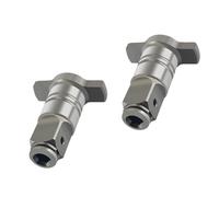 Katnetoly Testa di Conversione per Cacciavite Elettrico, 2 Pezzi di Testa di Conversione per Chiave Elettrica, Adattatore per Albero Convertitore Perno Chiave A Incudine