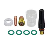 Katnetoly TIG Stubby Gas Lens Collet Body 17GL332 12 13/16 Pollici TIG Gas Lens Isolante per 17 18 26 TIG Torcia per Saldatura 9PZ