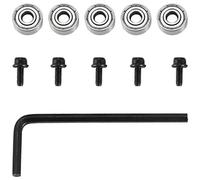 Katnetoly Top Bearing Router Bit Cutter Head Set di Cuscinetti Kit di Accessori per Cuscinetti a Sfera Interno 4,76 Mm Esterno 12,7 Mm