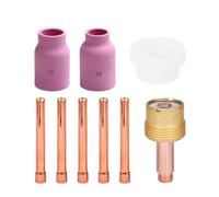 Katnetoly Torcia per Saldatura TIG 9 Pack Guarnizione TIG per Tazza A Lente Gas per Torce Raffreddate Ad Aria WP17 WP18 WP26 per Torce Serie 17/26