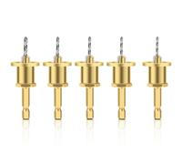 Katnetoly Trapano A Svasatura con Gambo Esagonale Regolabile, Trapano A Foro, Vite A Gradini, Vite Autofilettante, Lega