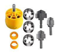 Katnetoly Trapano di Espansione per Tubi 'Acqua con Filettatore per Tubi In PVC 1/2 3/4 1pollice Filiere per Tubi Punta per Trapano con Gambo Esagonale Strumento di Collegamento