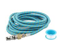Katnetoly Tubo Adattatore Standard da 1/8 Pollici-1/4 Pollici per Aerografo In Nylon Intrecciato da 3 Metri/9,84 Piedi per Air Bursh