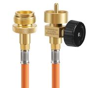 Katnetoly Tubo Flessibile per Torcia di Saldatura Cga600 Tubo Flessibile da 1,5 M (5 Piedi) e Gancio per Cintura per Kit di Estensione Torcia Mapp