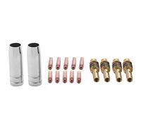 Katnetoly Ugelli per Saldatura MIG per Saldatrice 16 Pezzi Punte di Contatto con Punta per Saldatrice MIG - 0,8 Mm