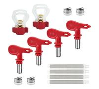Katnetoly Ugelli per Verniciatura A Spruzzo Airless Reversibili con Protezione per Ugello e Filtri per Pistola A Spruzzo per Verniciatura A Spruzzo Airless