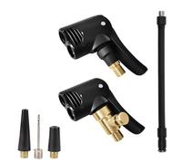 Katnetoly Ugello d'Aria per Bicicletta, Ugello d'Aria per Pneumatici con Pompa d'Aria, Mandrino Pneumatico di Conversione della Pompa d'Aria Due in