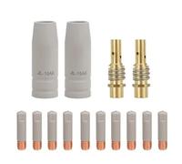 Katnetoly Ugello di Protezione del Rivestimento 15AK 1,2 mm, Scorie di Saldatura Antiaderenti, Manicotto Protettivo Europeo per Protezione del Gas Airless, 14 Pezzi