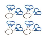 Katnetoly un Filo, Un Corda Seghettata nel Acciaio Inossidabile da 20 Pollici, Kit di Motoseghe di Emergenza per Tagliare, Confezione da 4