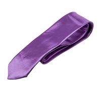 Katnetoly Unisex Casual Cravatta Skinny Sottile Narrow Neck Tie - Viola