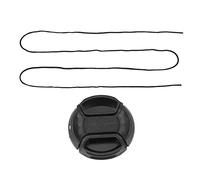 Katnetoly Universale 49mm Centro Pinch Front Lens cap per Fotocamera DSLR