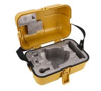 Katnetoly Valigetta per Strumenti di Livellamento Valigetta per Attrezzature Scatola per Attrezzature di Rilevamento Giallo