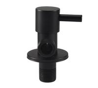 Katnetoly Valvola Ad Angolo Nera Valvola di Arresto 'Acqua in Acciaio Inossidabile 304 Acqua a Prova di Perdite Accessori da Bagno Generali Caldi e Freddi