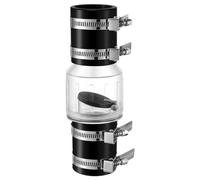 Katnetoly Valvola di Ritegno Della Pompa di Raccolta CV-150 da 1-1/2 Pollici, Valvola A Cerniera Caricata A Molla per la Prevenzione del Riflusso, Valvola di Ritegno Silenziosa con Morsetti Durevoli