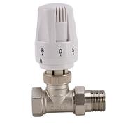 Katnetoly Valvola per Radiatore Termostatica nel da 3/4 Pollici Tipo Diritto DN20 Valvola di Controllo Automatico Della Temperatura Riscaldamento un Pavimento