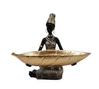 Katnetoly Vassoio in Resina con Nera - Decorazione di Lusso per La Casa, Contenitore Porta Caramelle, Decorazione da Tavolo, Ornamenti per Fruttiera