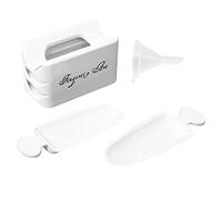 Katnetoly Vassoio per il Riciclaggio Della Polvere per Immersione Portatile Strumenti per Unghie Contenitore per il Recupero Della Polvere di Diamante un Doppio Strato