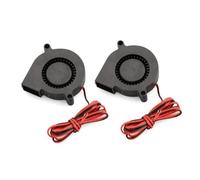 Katnetoly Ventola Ad Aria Turbo Fan Ultra-Silenzioso, Piccolo Ventilatore di Raffreddamento DC 5015 per L'Assemblaggio di Stampanti 3D Fai-da-Te RepRap E10 E12 DC 12V.