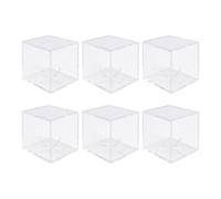 Katnetoly Vetrina da Baseball da 6 Pezzi, Espositore in Acrilico Protetto dai Raggi UV, Vetrina Trasparente per Cimeli Autografi