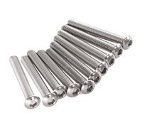 Katnetoly Vite a Testa in Acciaio Inossidabile, Bulloni a Esagono Incassato Tipo: M6 / 6 Mm Dimensioni Bullone: M6 X 45 Mm Quantità Nella Confezione: 10