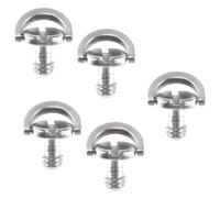 Katnetoly Vite di Montaggio A Piastra A Sgancio Rapido da 5 Pezzi Vite Ad A D Vite Adattatore QR A Vite per DSLR Treppiede A Testa di Piastra QR Stabilizzatore A Sfera