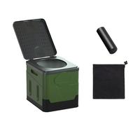 Katnetoly WC di Emergenza per Auto Portatile da Viaggio Pieghevole con Coperchio WC da All'Aperto per Escursioni in in Barca Viaggi su Strada Spiaggia