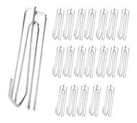 Katnetoly Window Trattamento 4 Punte Pinch Pleat Drapes Ganci per Tende 20pz
