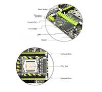 Katnetoly X79G LGA2011 Motherboard+E5 2670 V2 CPU+4X4G DDR3 RAM+Thermal Grease+ Cable Support M.2 NVME PCIE X16 USB2.0 SATA3.0