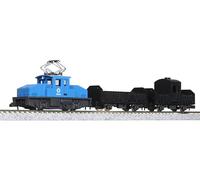 KATO 10-504-2 Set convesso Chibi del calibro N, treno merci della città di campagna, blu, modellino ferroviario, locomotiva elettrica
