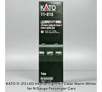 KATO 11-213 Kit Luci Interne LED Bianco Caldo Trasparente per Autovetture...