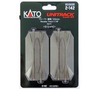 Kato 2-142 HO Unitrack 123mm 4 7/8in Road Crossing and Rerailer 2pcs