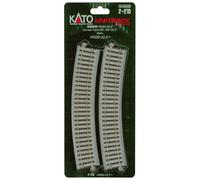 Kato 2-210 Unitrack (R550-22.5) Curved Track 22.5 Degree 4pcs