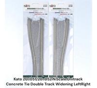 Kato 20-051/20-052 Scala N Unitrack Calcestruzzo Cravatta Doppio Binario Alla...