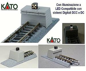 KATO 20-063 BINARIO MORTO mm.66 con LUCE LED anche per DIGITALE DCC e DC SCALA-N
