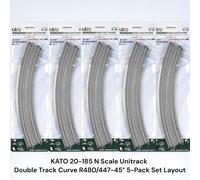 Kato 20-185 R480/447 Double Curve Track