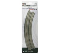 Kato 20-187 Unitrack (WR414/381-45S) Slab Dual Curved Track 2pcs