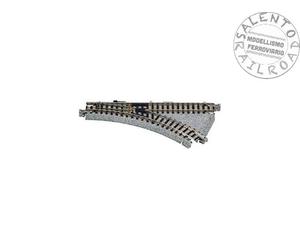 Kato 20-241- scala N - scambio ferroviario elettrico destro R150 45° con massicc