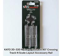 KATO N Gauge 20-320 90° Crossing 124mm 4 7/8" Unitrack Model Railroad Supplies