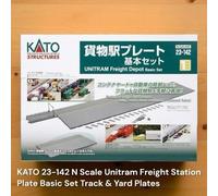 KATO 23-142 Scala N Unitram Freight Station Plate Set Base Piastre per...