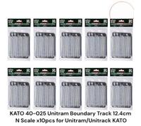 KATO 40-033 Unitram piastra binario dritto scala N 2,4 pollici grigio non ver...