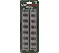 Kato H0 Unitrack 2-150, binario dritto, 246 mm, 4 pezzi.