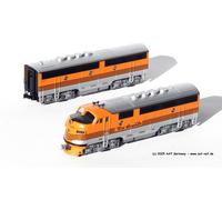 Kato N 1060303 - F3, A+B Denver & Rio Grande Western #5531; Aga Nuovo, Senza OVP