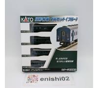 KATO N Gauge 10-034-1 Old Passenger Car 4 Car Set Blue Model Train Railway