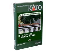 KATO N Gauge 10-1891 Rhb Piatto Auto R-W Con Tronchi 4-Car-Set Modello Ferrovia
